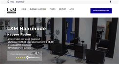 Desktop Screenshot of lmhaarmode.nl